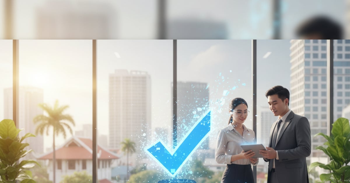 Cách bật tích xanh WhatsApp cho đúng hồ sơ