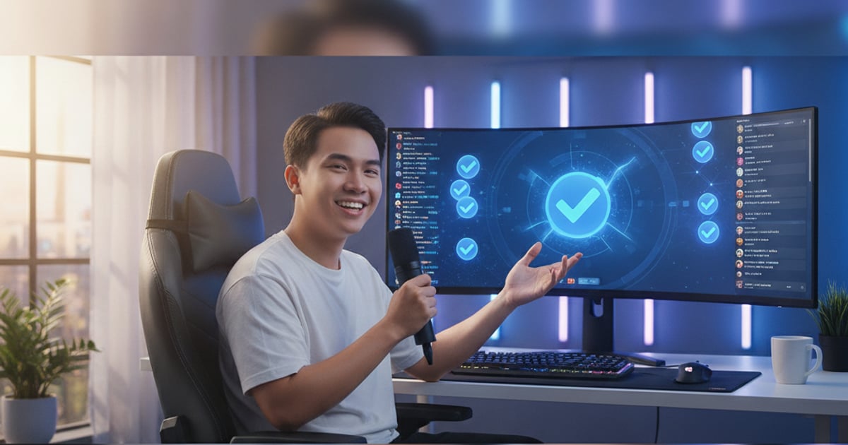 Vì sao huy hiệu tích xanh hiện trên điện thoại nhưng không thấy trên máy tính